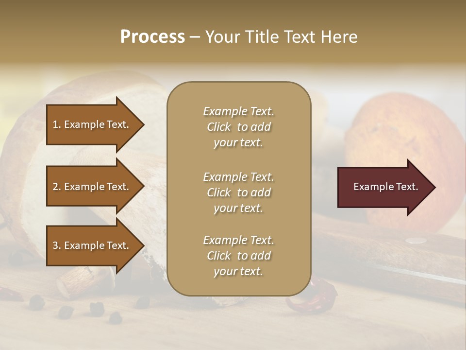 Tasty Cutting Board Cooking PowerPoint Template