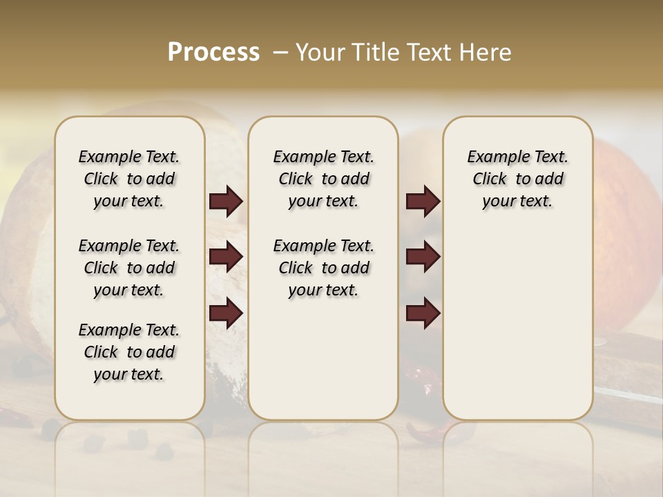Tasty Cutting Board Cooking PowerPoint Template