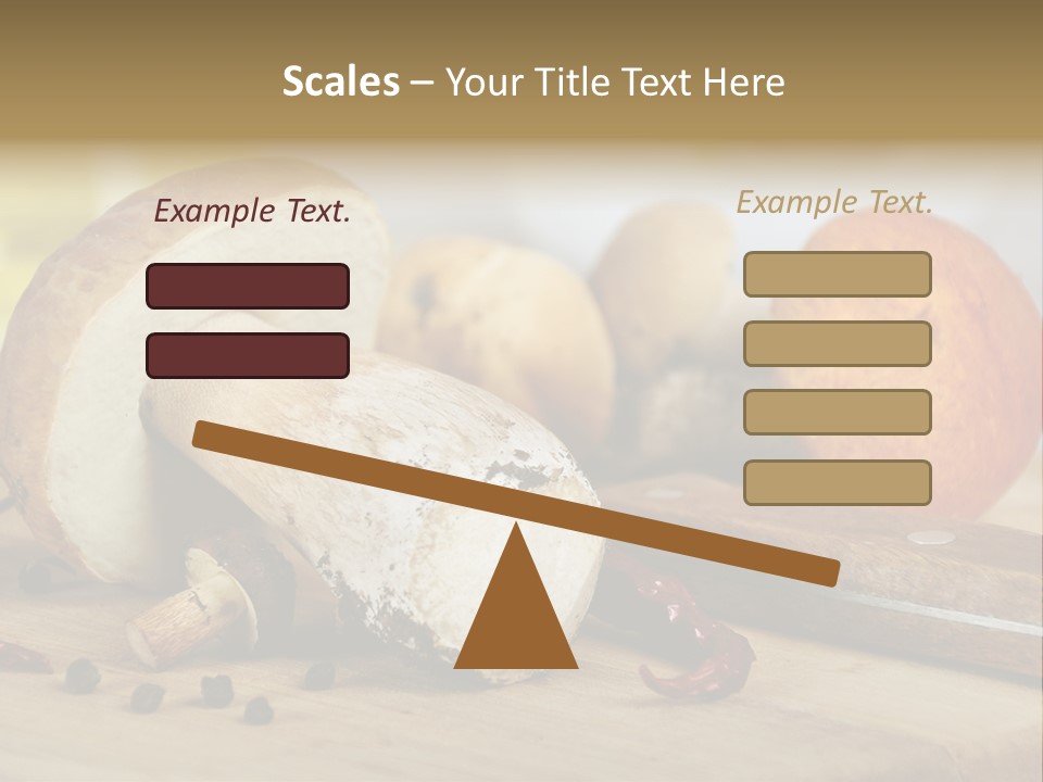 Tasty Cutting Board Cooking PowerPoint Template