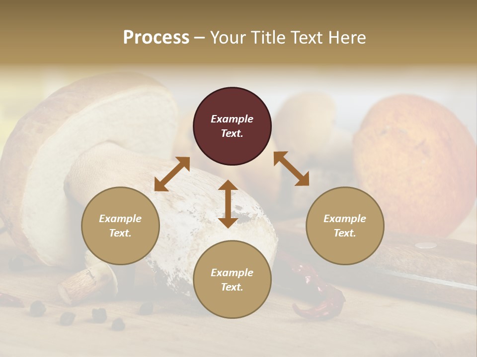 Tasty Cutting Board Cooking PowerPoint Template