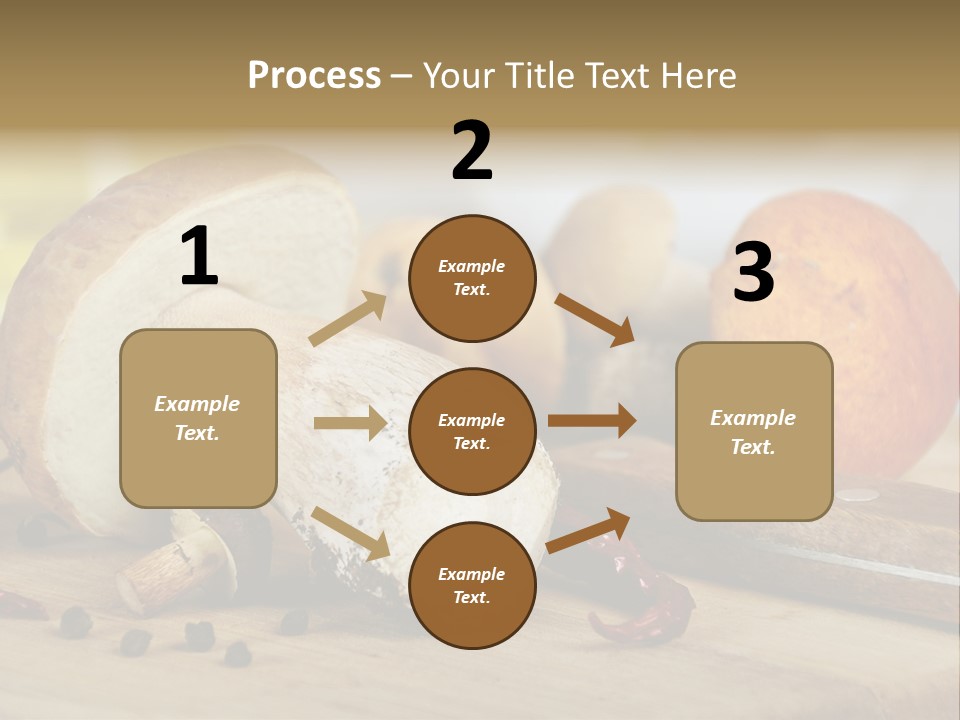 Tasty Cutting Board Cooking PowerPoint Template