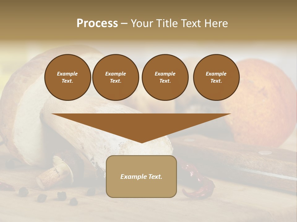 Tasty Cutting Board Cooking PowerPoint Template