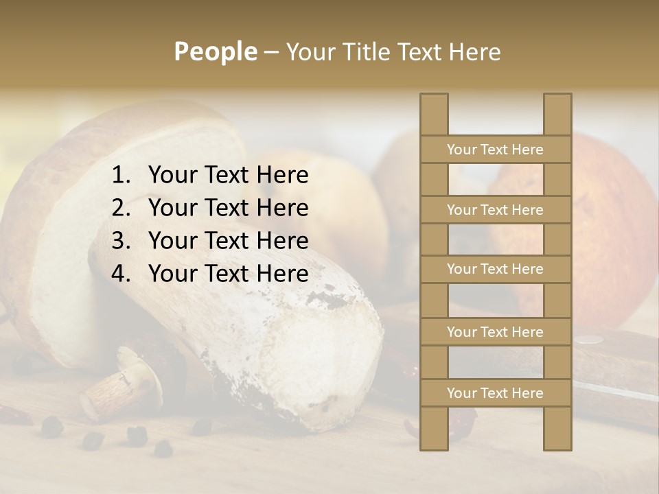 Tasty Cutting Board Cooking PowerPoint Template