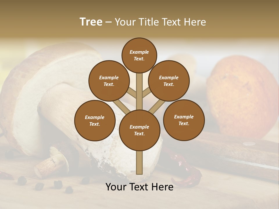Tasty Cutting Board Cooking PowerPoint Template