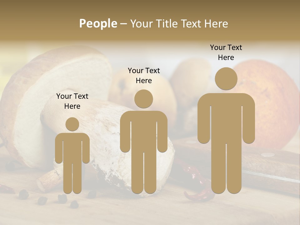 Tasty Cutting Board Cooking PowerPoint Template