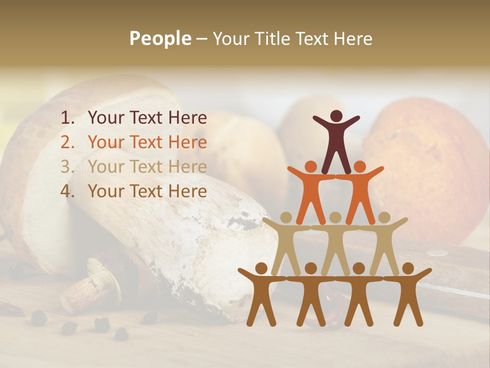 Tasty Cutting Board Cooking PowerPoint Template