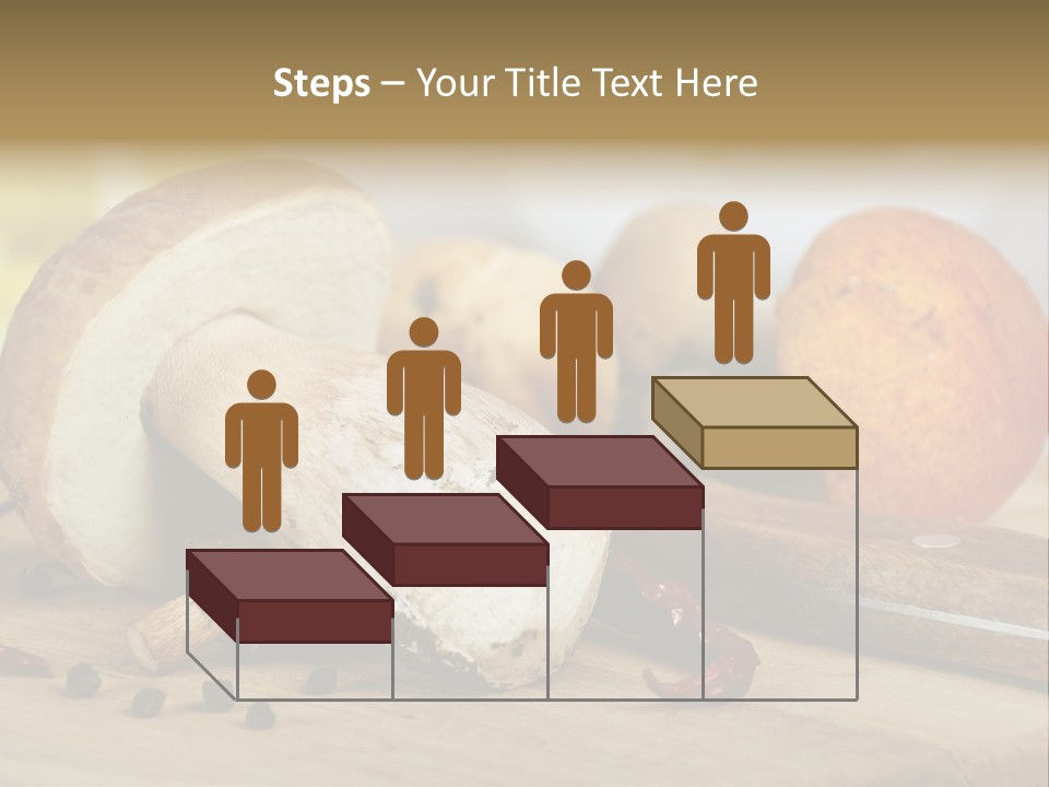 Tasty Cutting Board Cooking PowerPoint Template