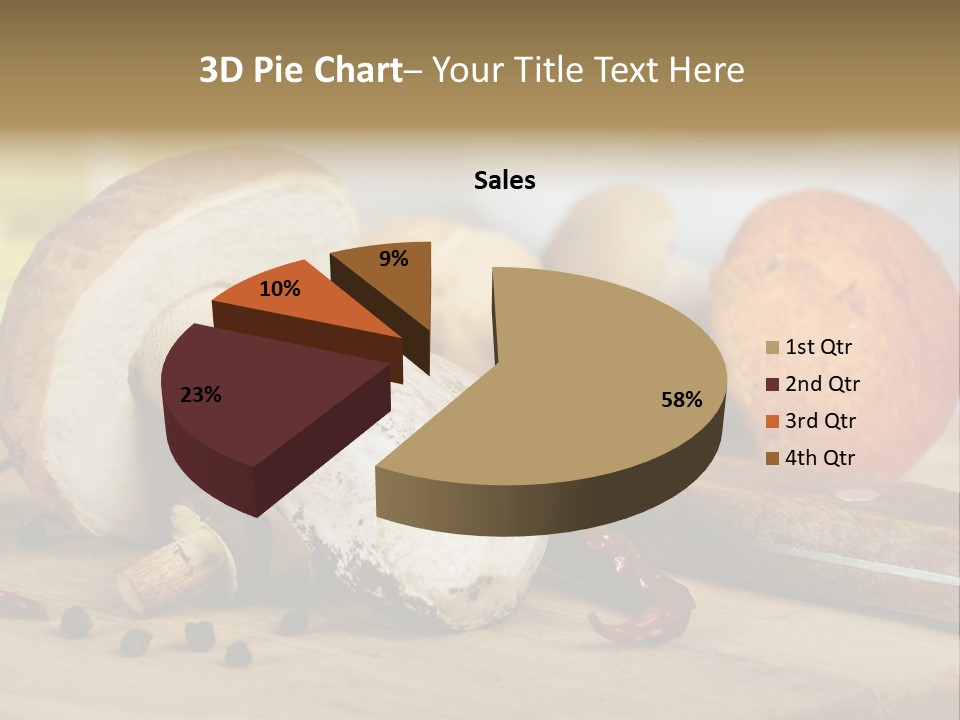 Tasty Cutting Board Cooking PowerPoint Template