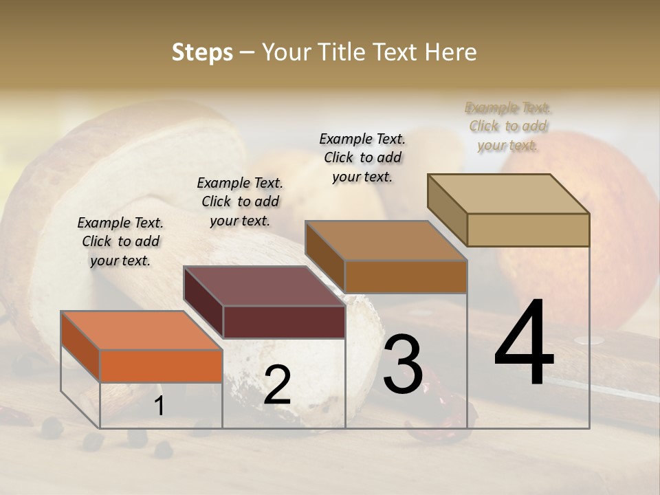 Tasty Cutting Board Cooking PowerPoint Template