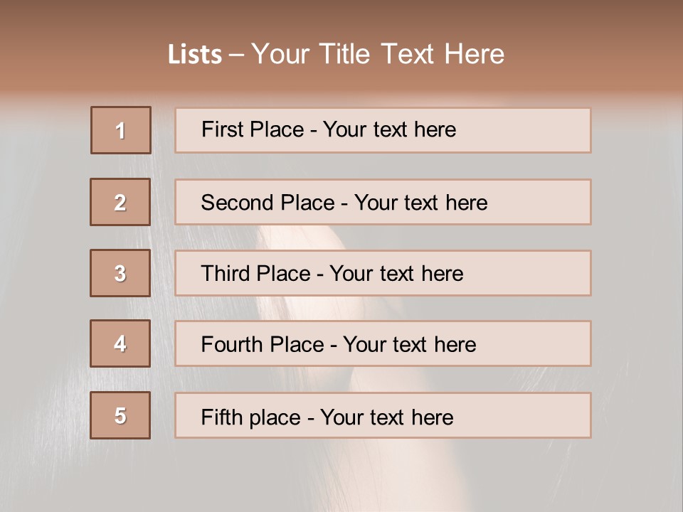 Care Styling Coloring PowerPoint Template