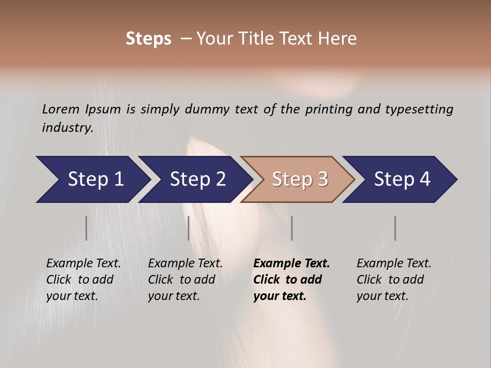 Care Styling Coloring PowerPoint Template