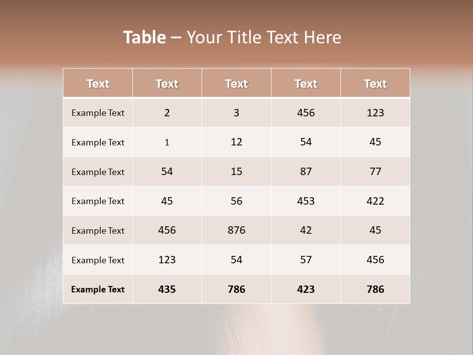 Care Styling Coloring PowerPoint Template
