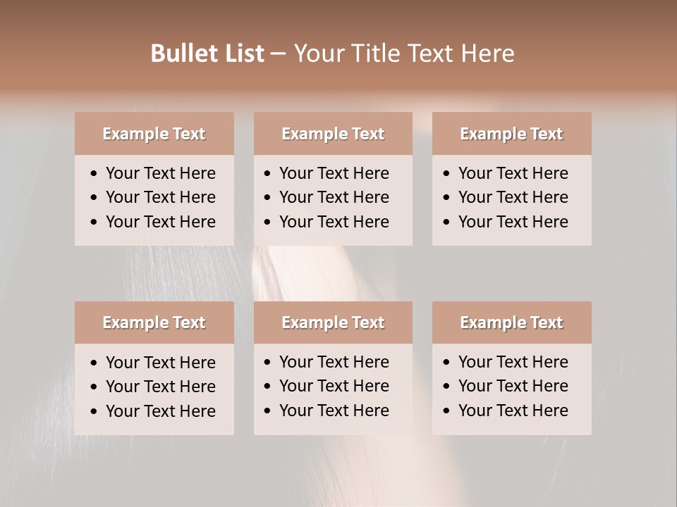 Care Styling Coloring PowerPoint Template