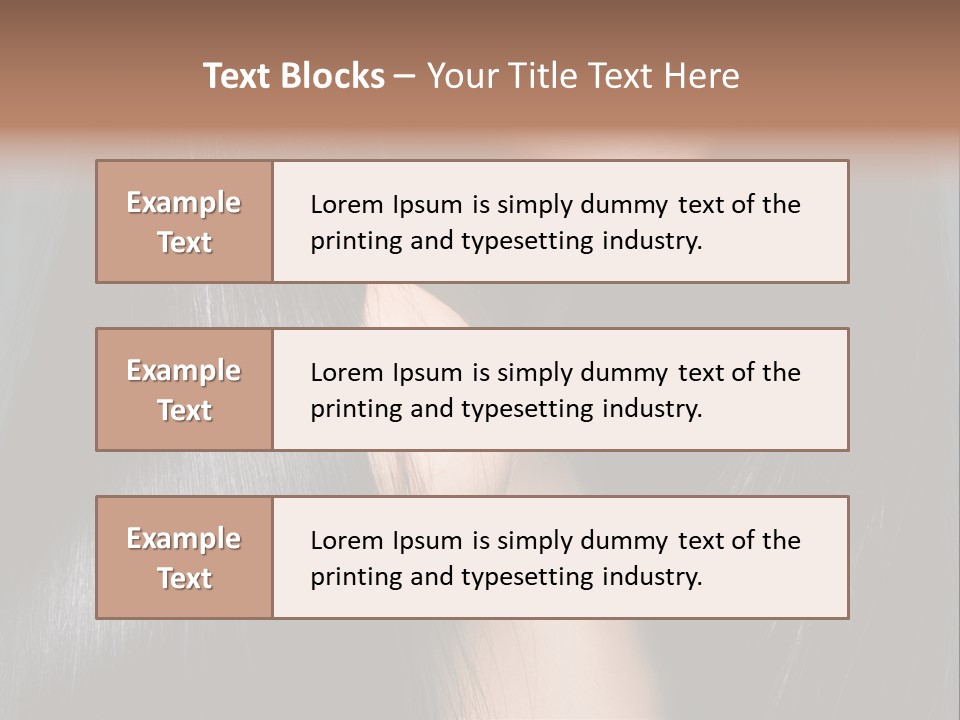 Care Styling Coloring PowerPoint Template