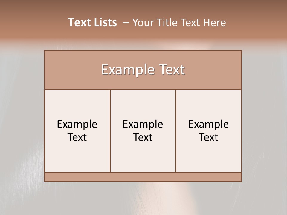 Care Styling Coloring PowerPoint Template