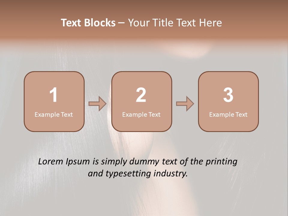 Care Styling Coloring PowerPoint Template