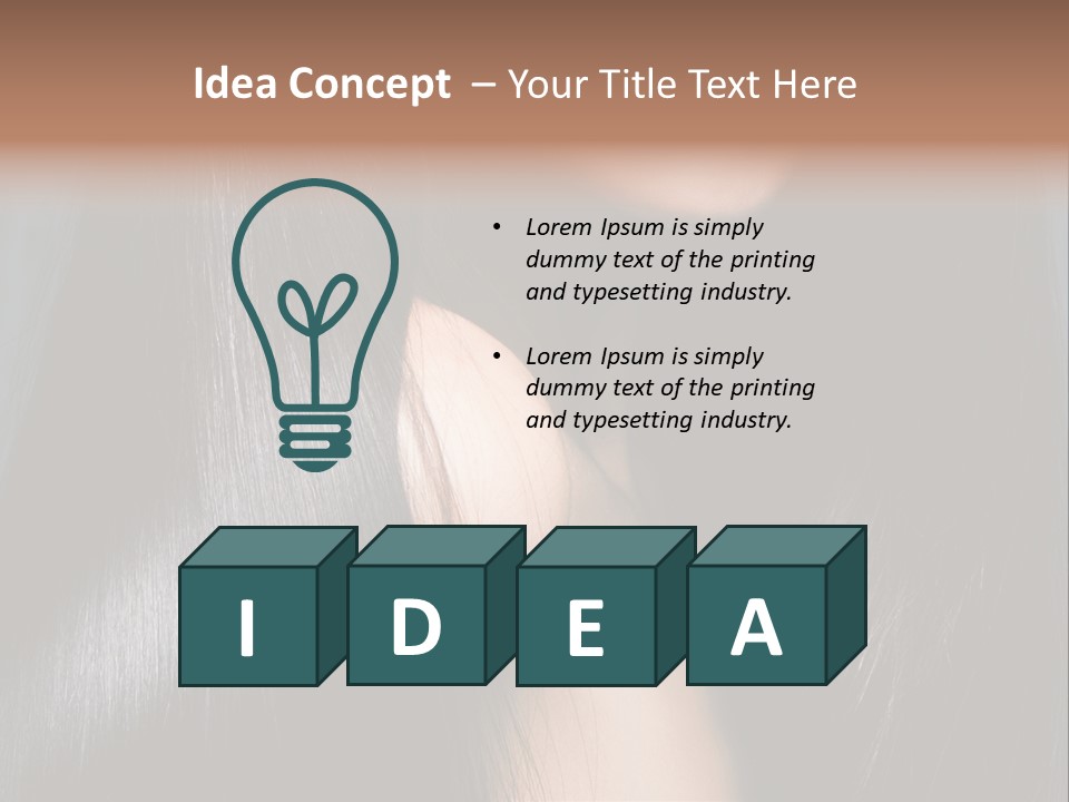 Care Styling Coloring PowerPoint Template