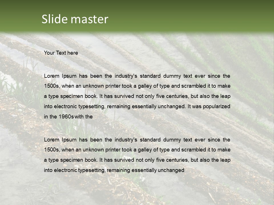 Province Water China PowerPoint Template