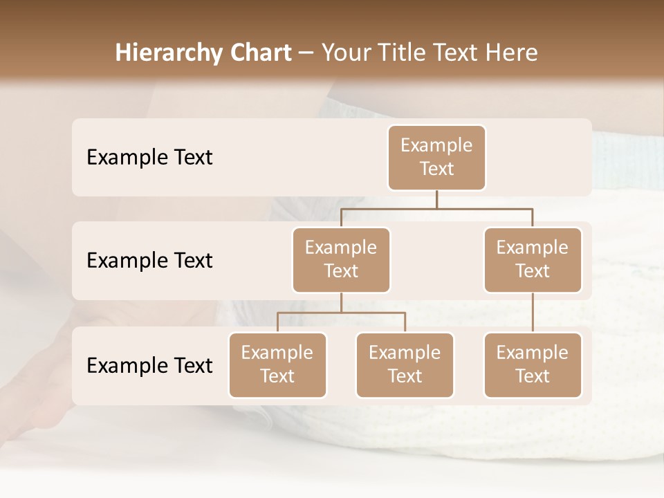 Open Mouth Looking Behind Blond Hair PowerPoint Template