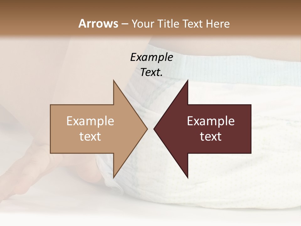 Open Mouth Looking Behind Blond Hair PowerPoint Template