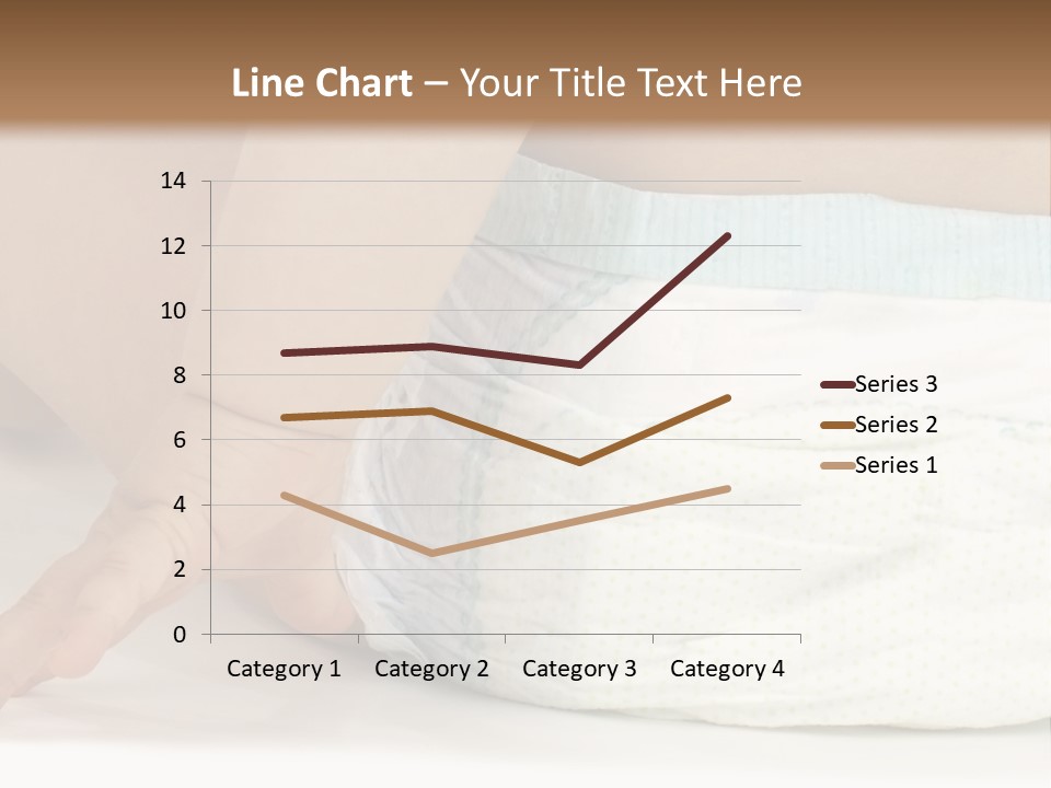 Open Mouth Looking Behind Blond Hair PowerPoint Template