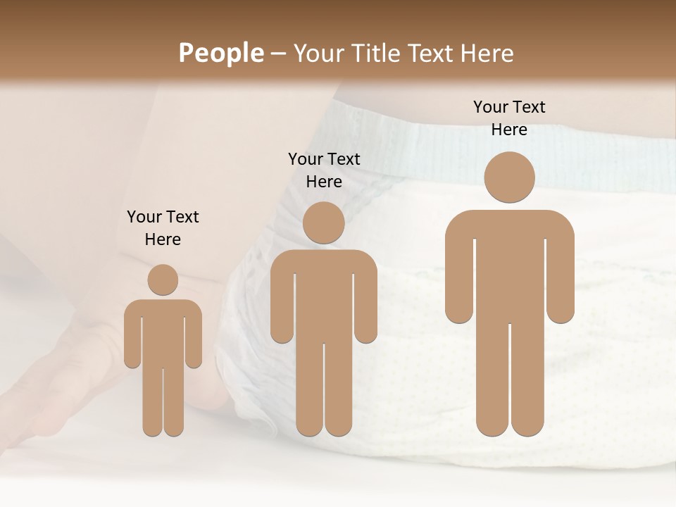 Open Mouth Looking Behind Blond Hair PowerPoint Template