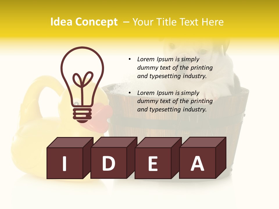 Small Washtub Pedigree PowerPoint Template