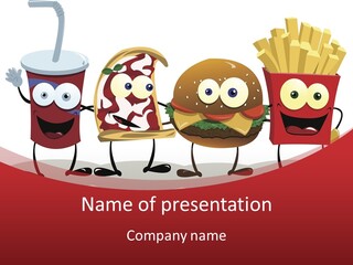 Tomato Cheerful Drink PowerPoint Template
