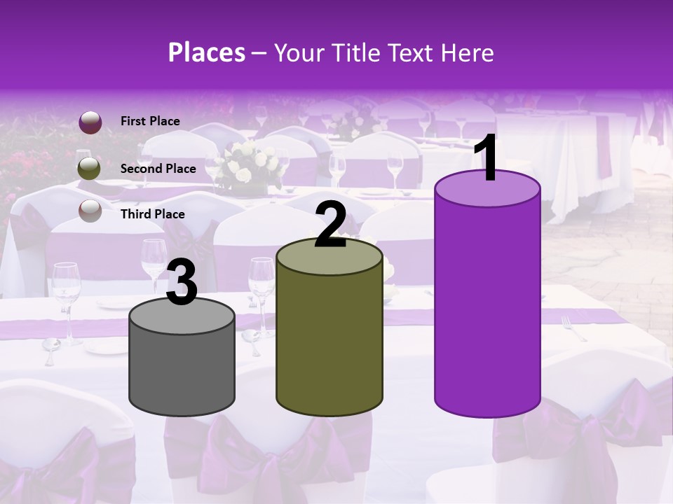 Flower Wineglass Dinner PowerPoint Template