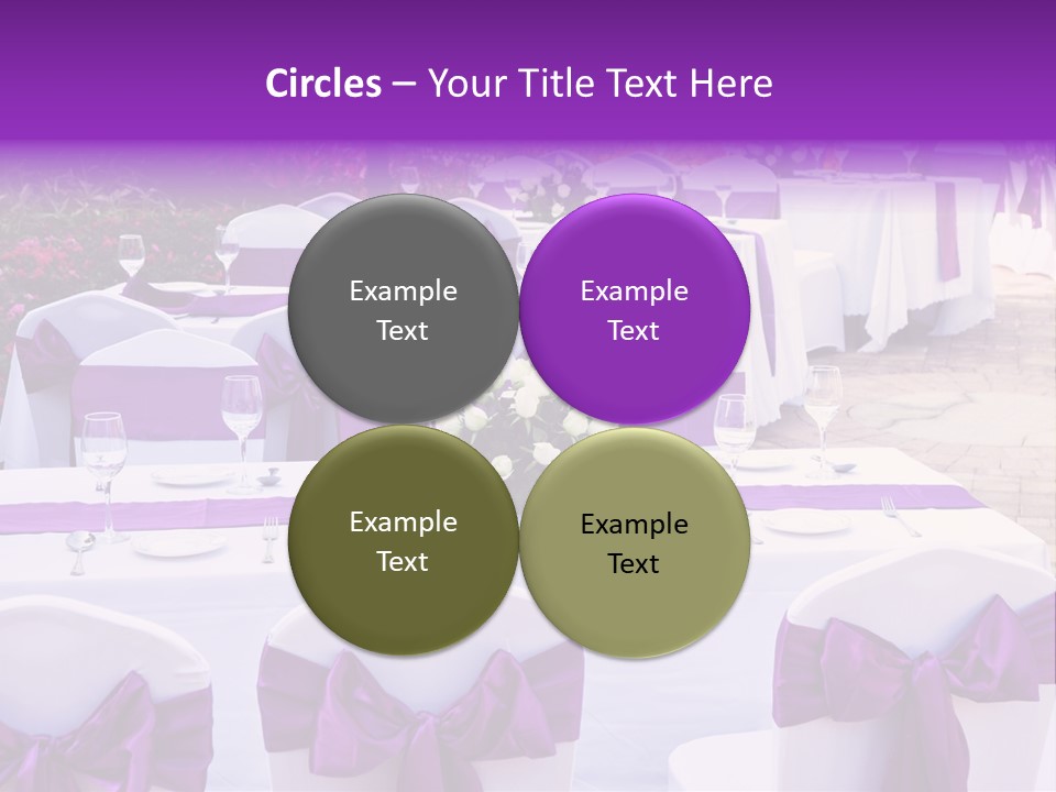 Flower Wineglass Dinner PowerPoint Template