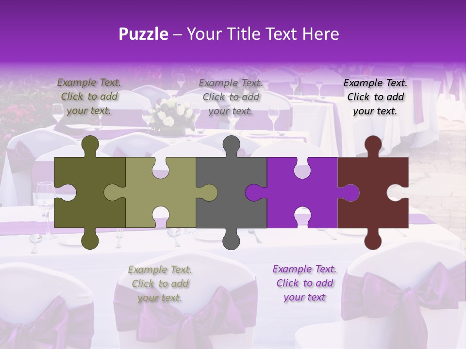 Flower Wineglass Dinner PowerPoint Template