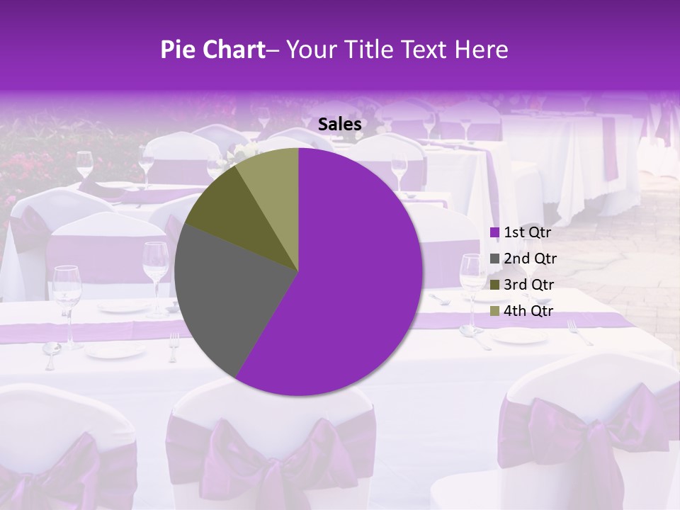 Flower Wineglass Dinner PowerPoint Template