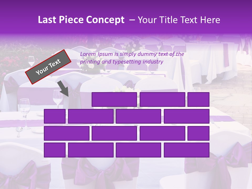 Flower Wineglass Dinner PowerPoint Template