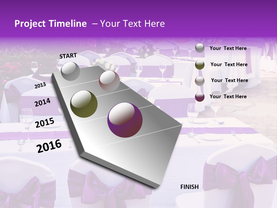 Flower Wineglass Dinner PowerPoint Template