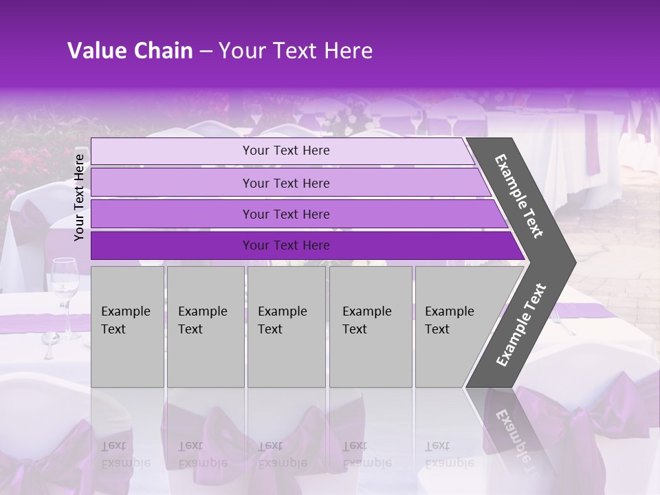 Flower Wineglass Dinner PowerPoint Template