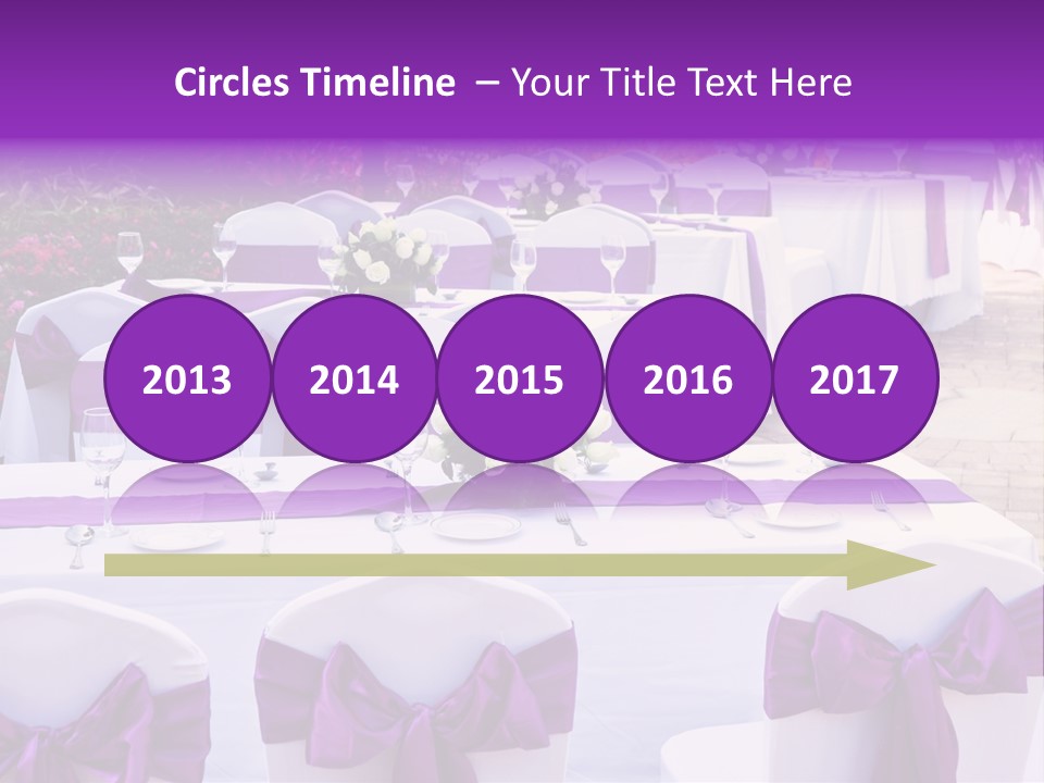 Flower Wineglass Dinner PowerPoint Template