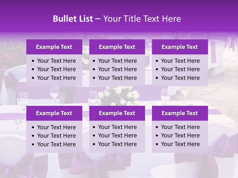 Flower Wineglass Dinner PowerPoint Template