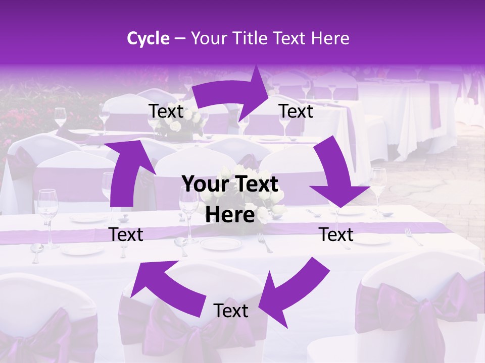 Flower Wineglass Dinner PowerPoint Template