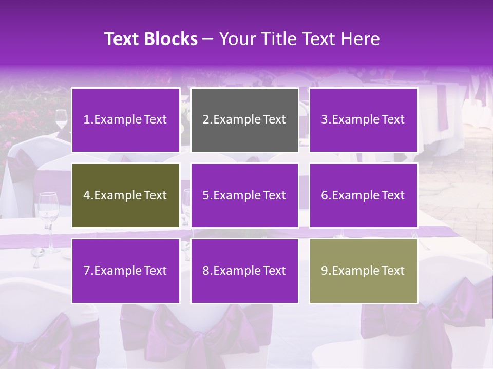 Flower Wineglass Dinner PowerPoint Template