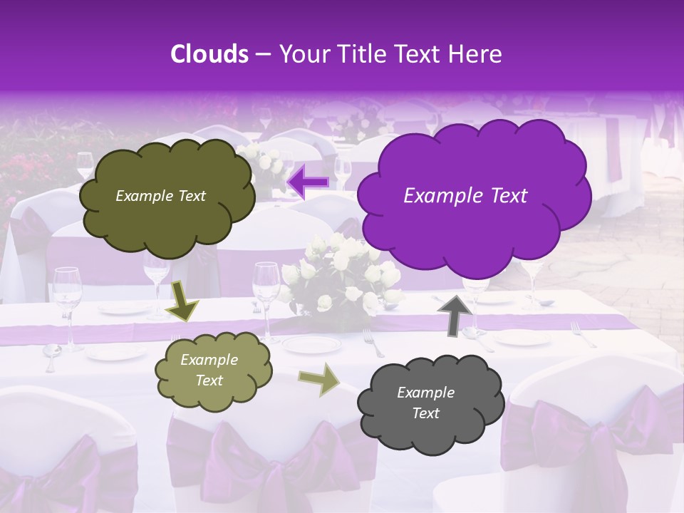 Flower Wineglass Dinner PowerPoint Template