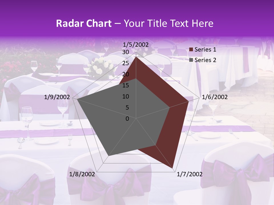 Flower Wineglass Dinner PowerPoint Template