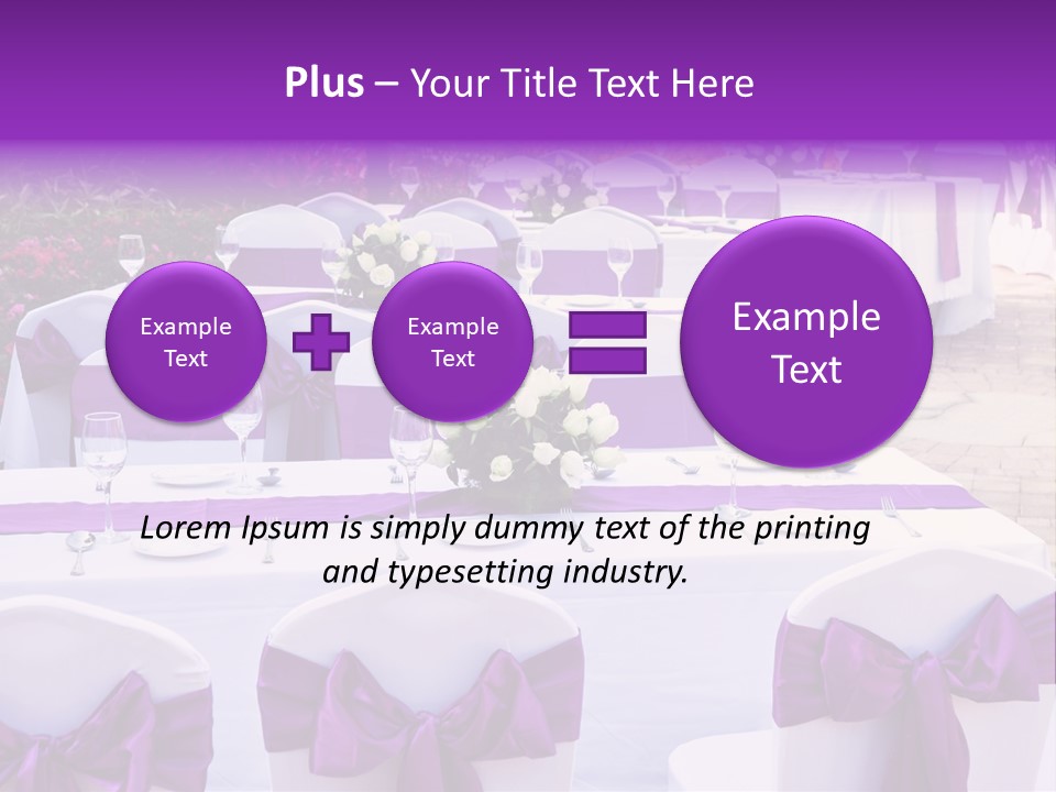 Flower Wineglass Dinner PowerPoint Template