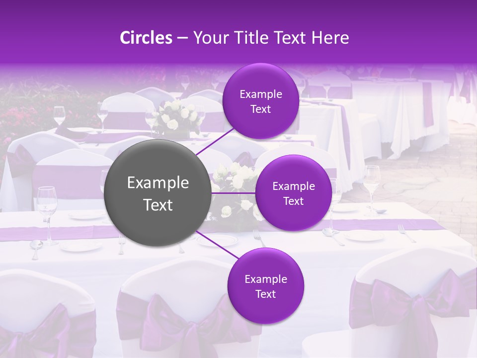 Flower Wineglass Dinner PowerPoint Template