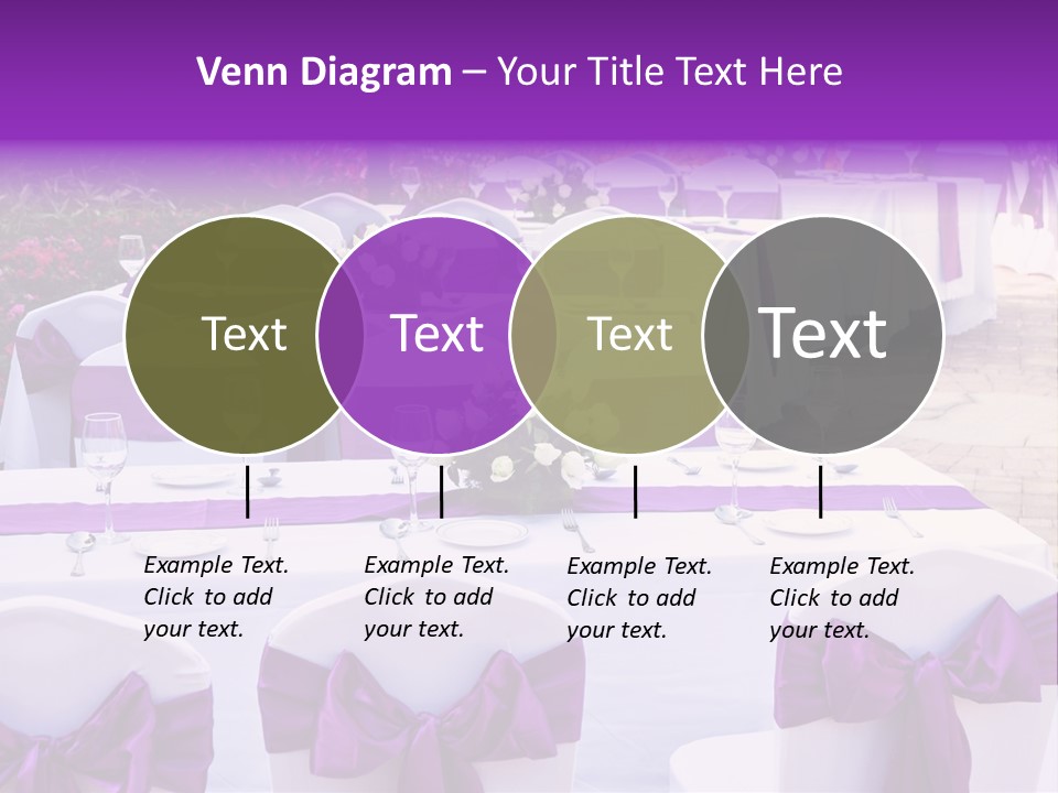 Flower Wineglass Dinner PowerPoint Template