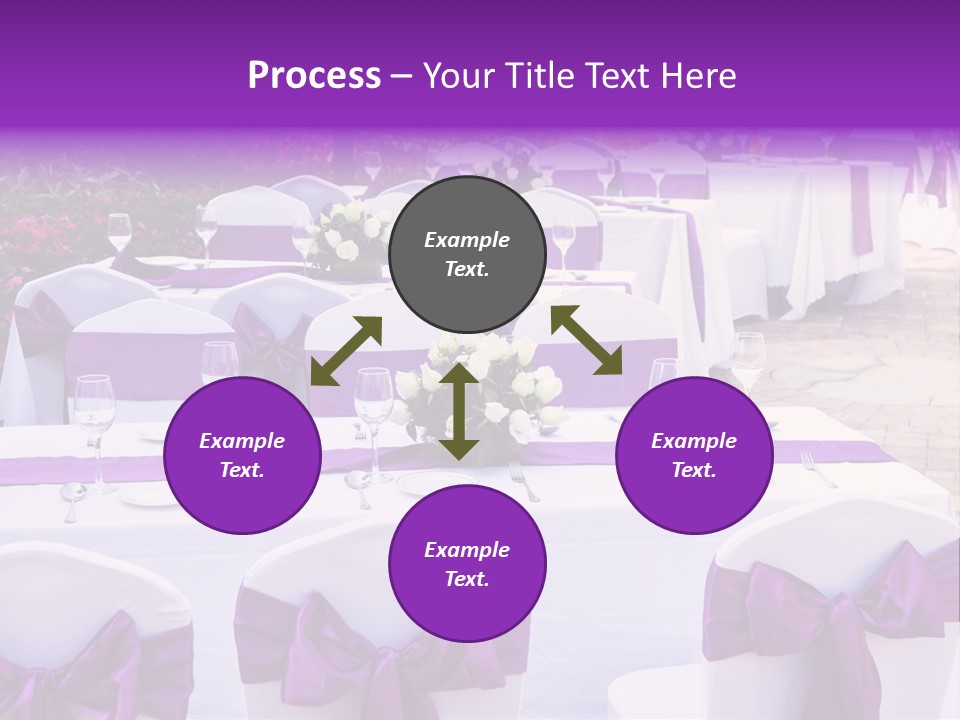 Flower Wineglass Dinner PowerPoint Template