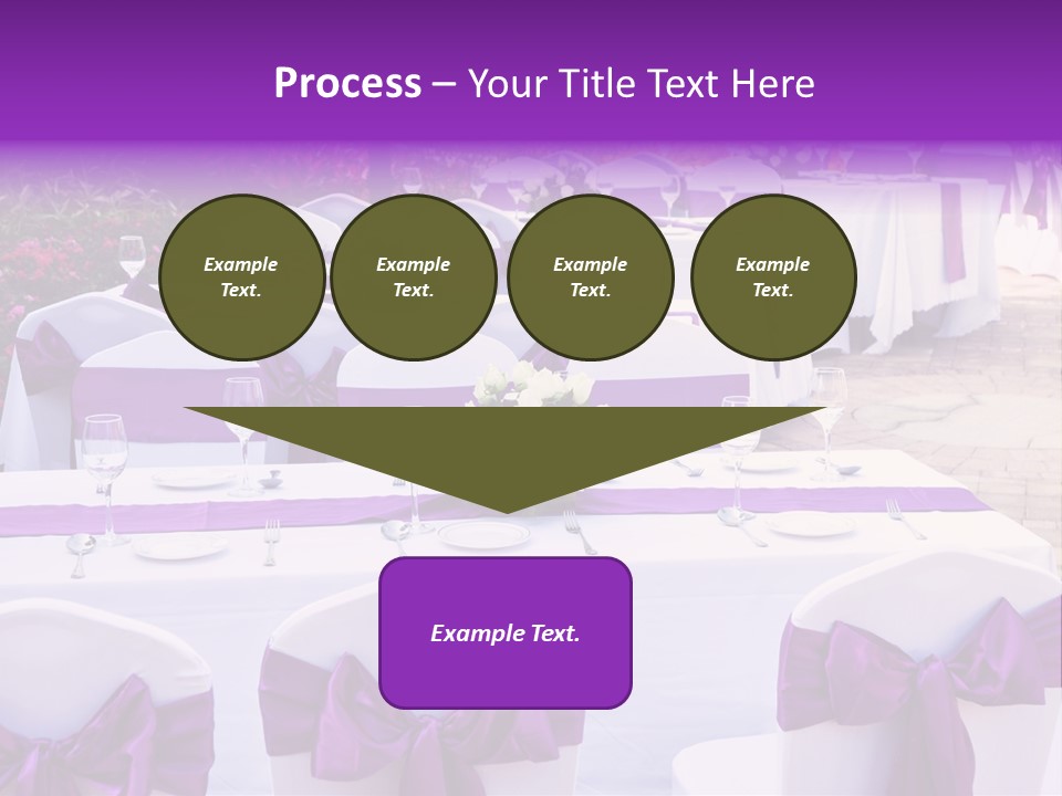 Flower Wineglass Dinner PowerPoint Template