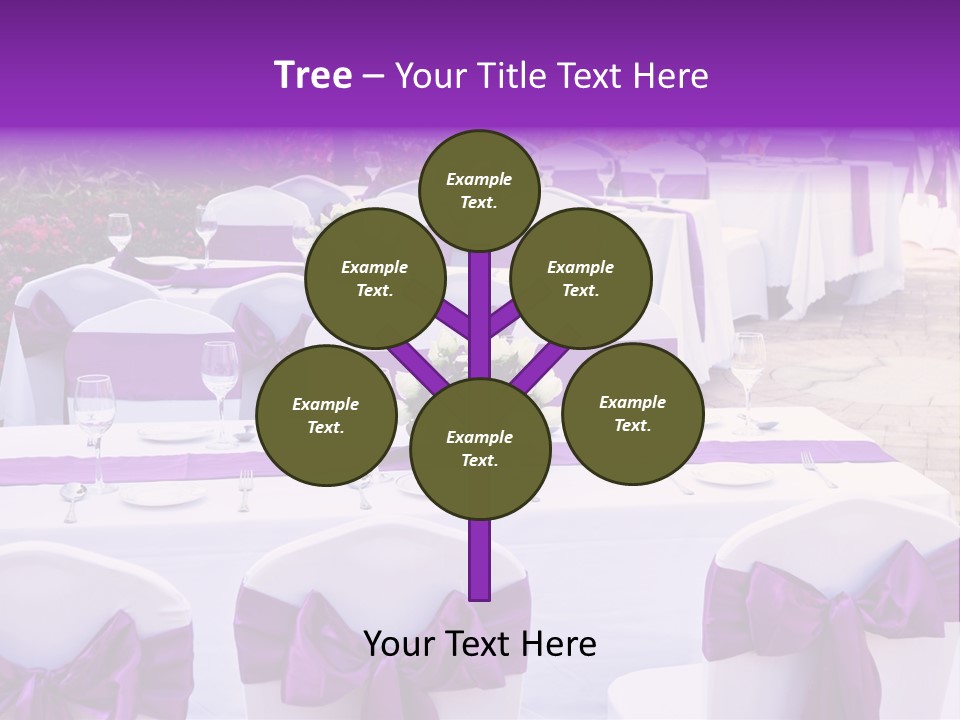 Flower Wineglass Dinner PowerPoint Template