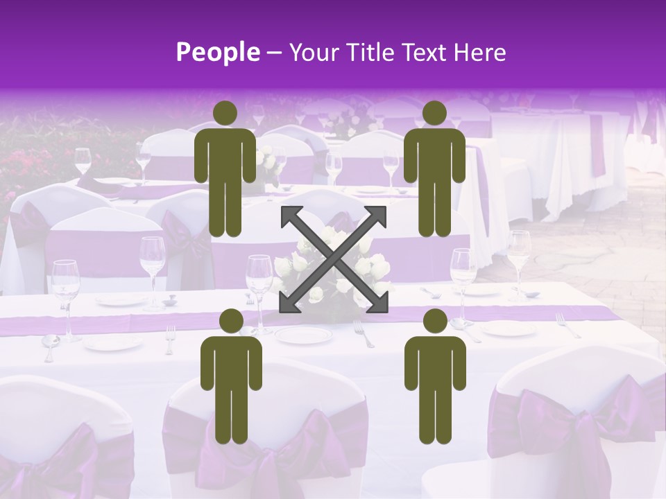 Flower Wineglass Dinner PowerPoint Template