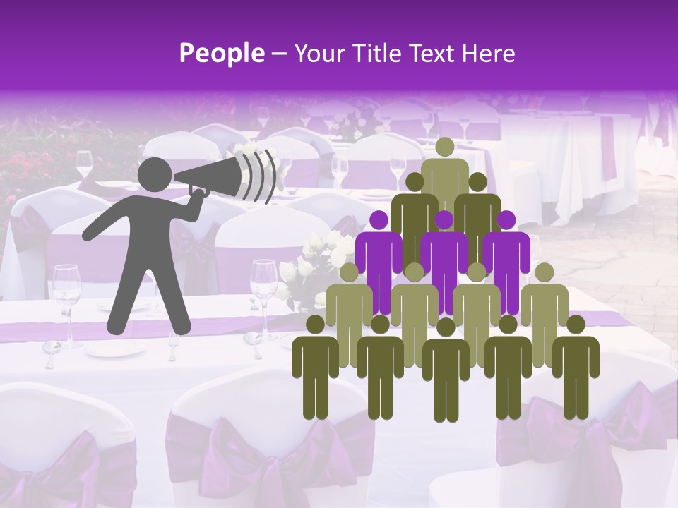 Flower Wineglass Dinner PowerPoint Template