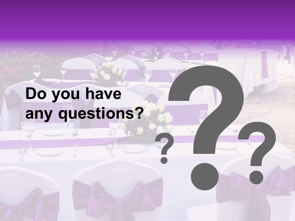 Flower Wineglass Dinner PowerPoint Template